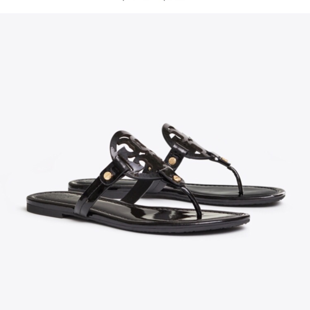 Tory Burch Miller Patent Leather Sandals